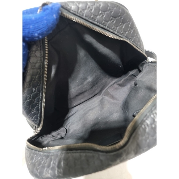 Authentic GG Microguccissima Leather Toiletry Case Black 419775 - Picture 16 of 16